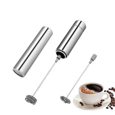 two whisks coffee foamer handheld steel electric milk frother,high quality frother, milk heather and frother