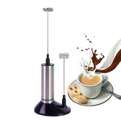 New Cafe Tools Battery 2-whisk portable frother maker,milk frother handheld foam maker for lattes,handheld frother