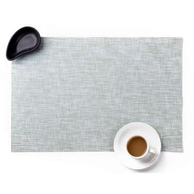 Dining hall table decoration best design French Mint green thickened Place Mat, PVC Place Mat, table placemat